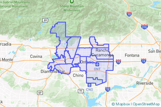 Service Area Map
