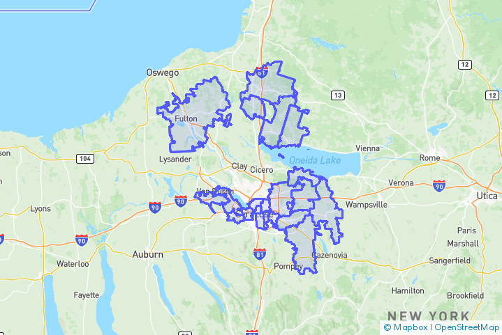 Service Area Map