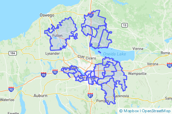 Service Area Map