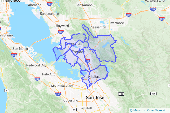 Service Area Map