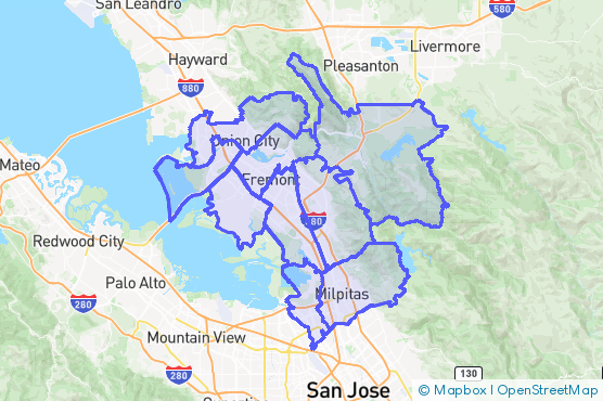 Service Area Map