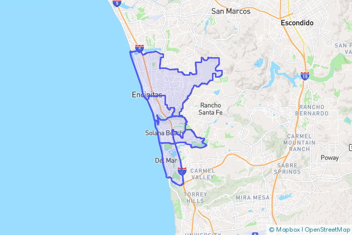 Service Area Map