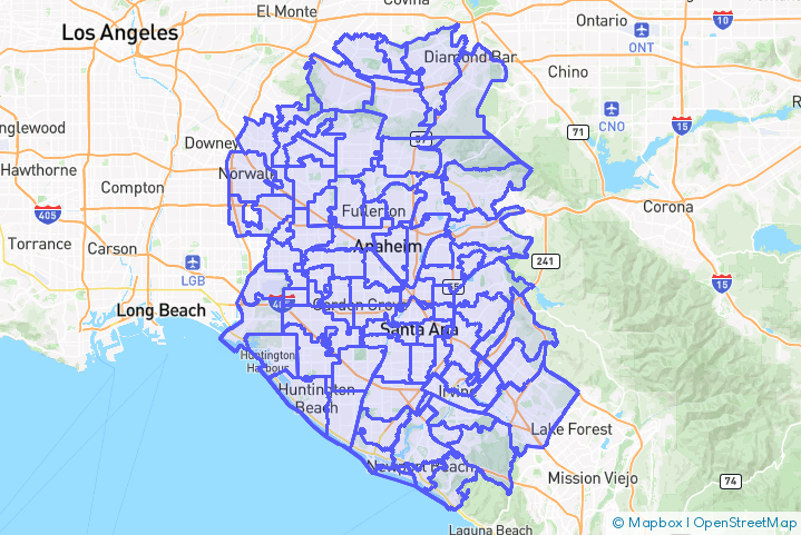 Service Area Map