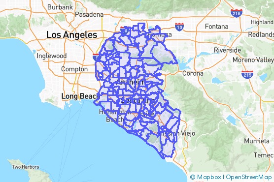 Service Area Map