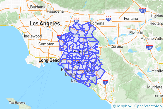 Service Area Map