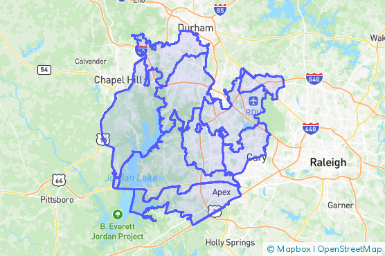 Service Area Map