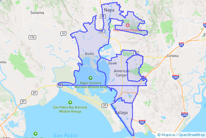 Service Area Map