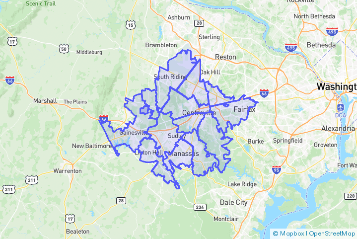 Service Area Map