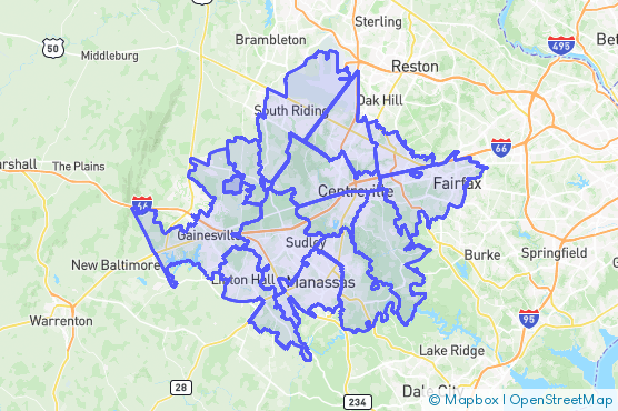 Service Area Map