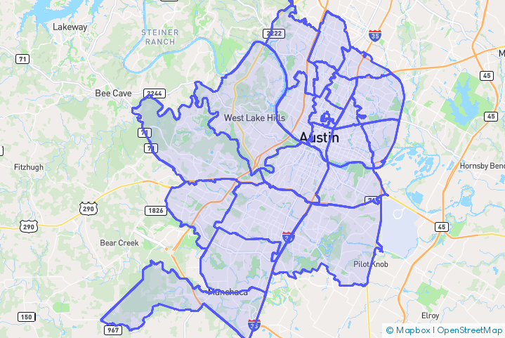 Service Area Map
