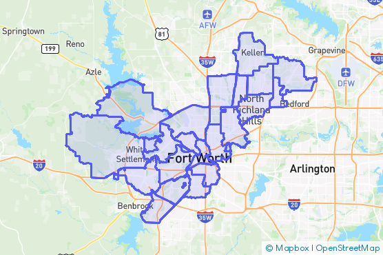 Service Area Map