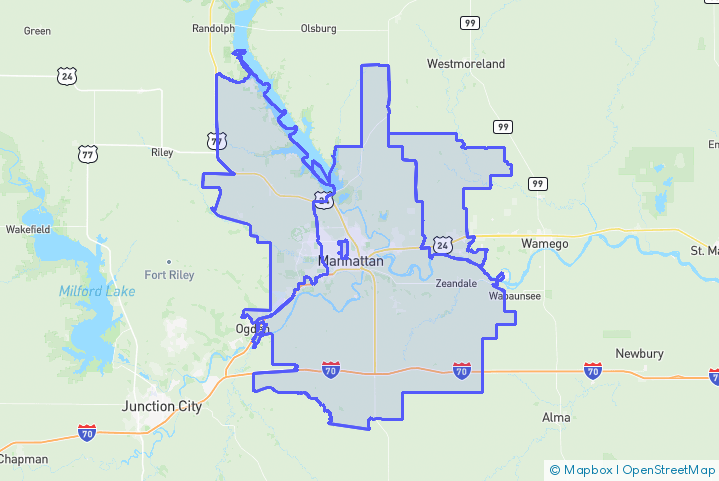Service Area Map