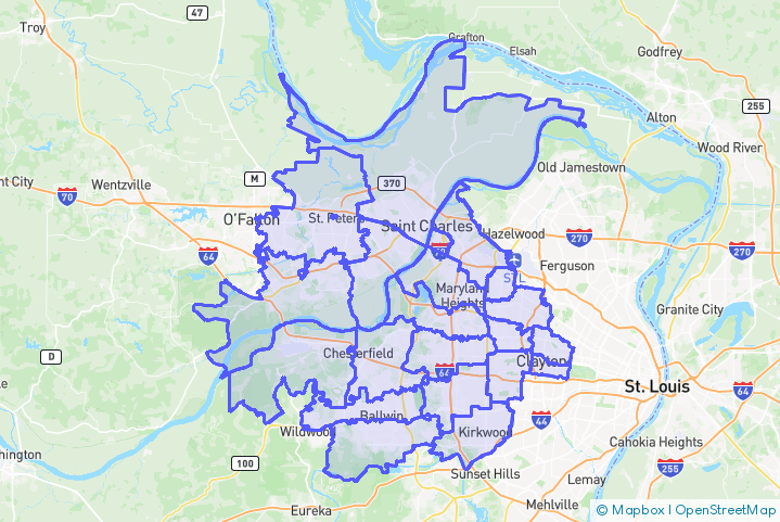 Service Area Map
