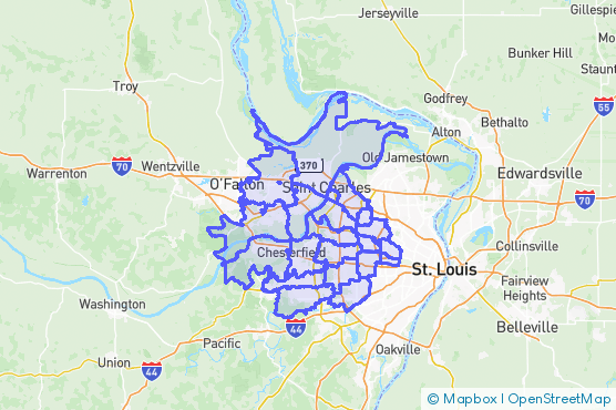 Service Area Map