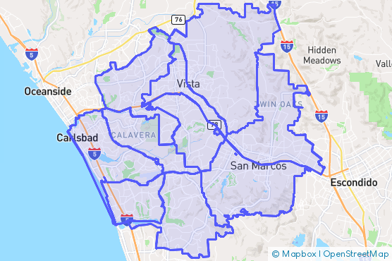 Service Area Map