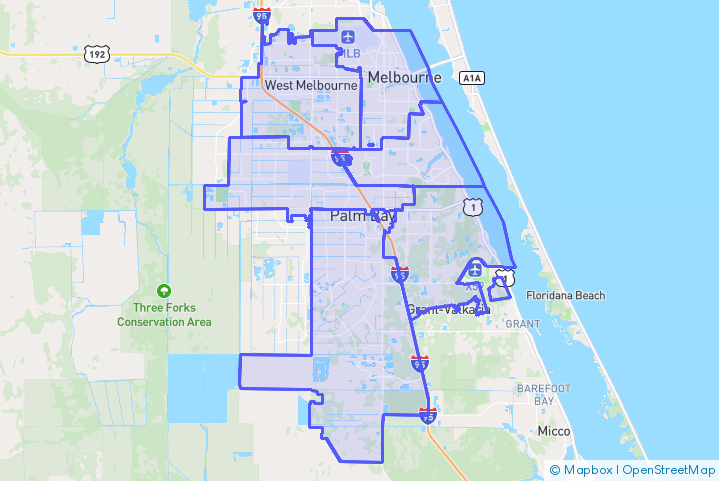 Service Area Map