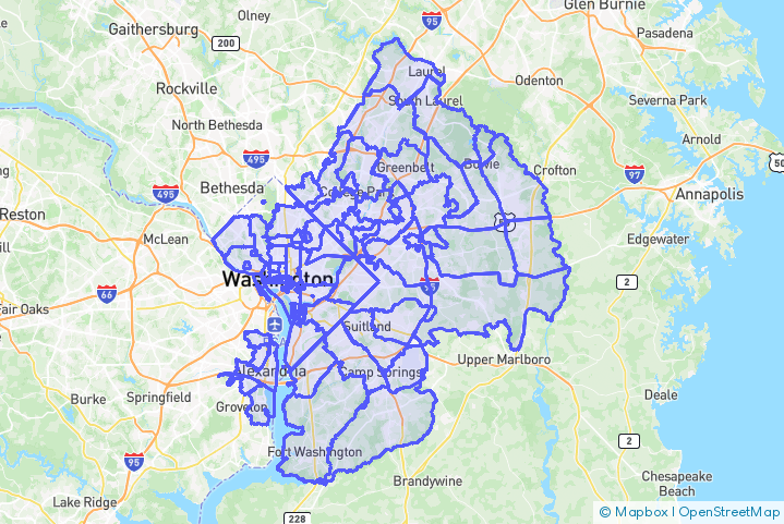Service Area Map