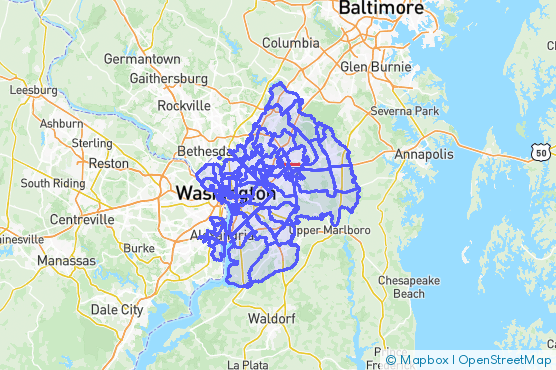 Service Area Map