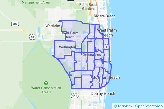 Service Area Map