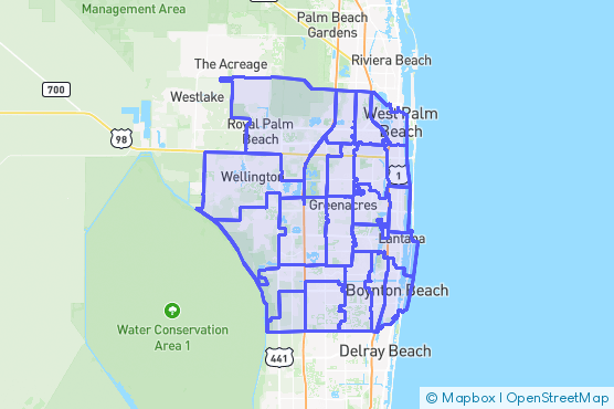 Service Area Map