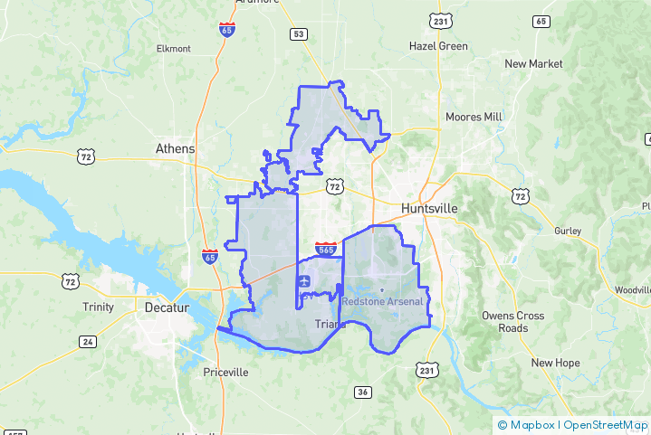 Service Area Map