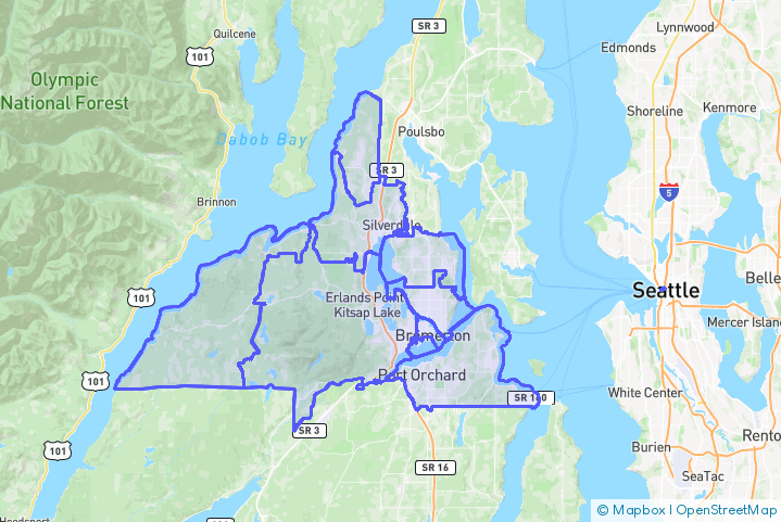 Service Area Map