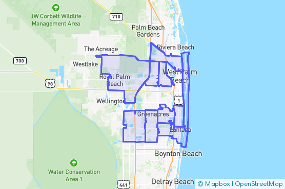 Service Area Map