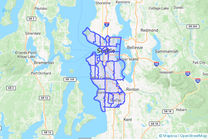 Service Area Map