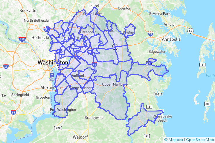 Service Area Map