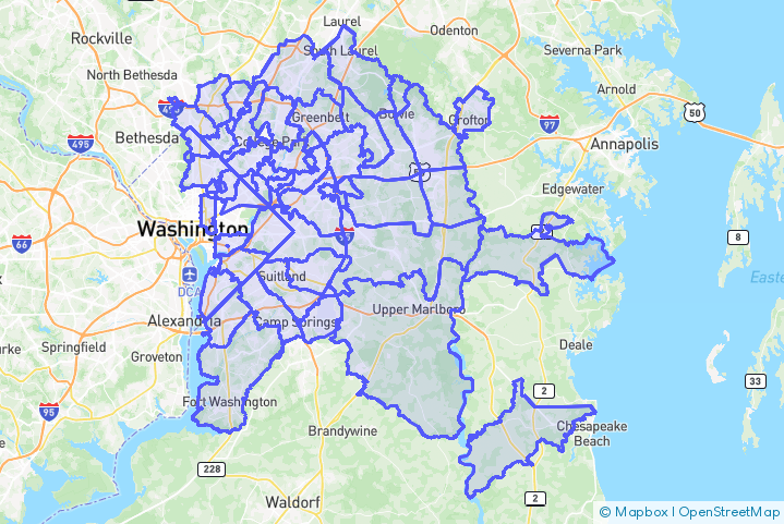 Service Area Map
