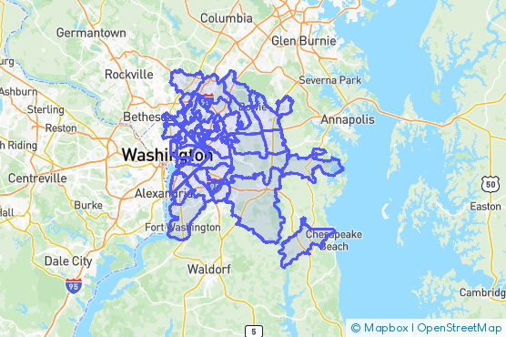 Service Area Map