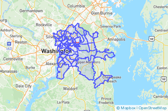 Service Area Map