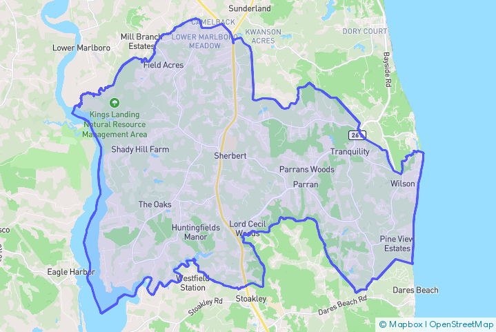 Service Area Map