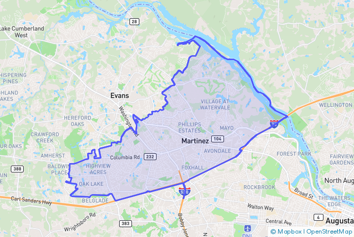 Service Area Map