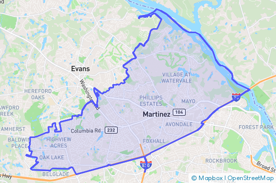 Service Area Map