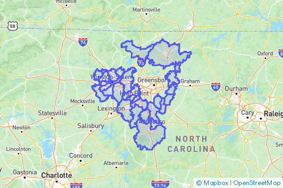 Service Area Map