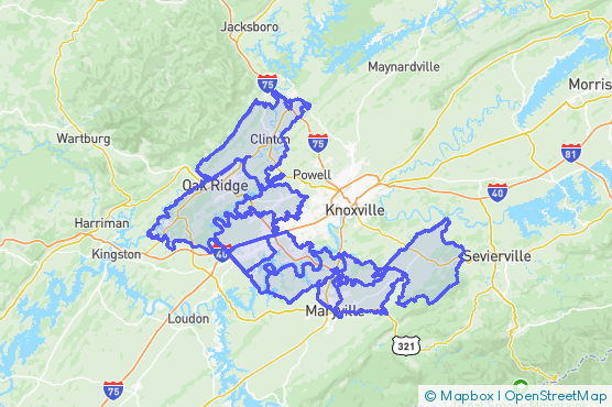 Service Area Map