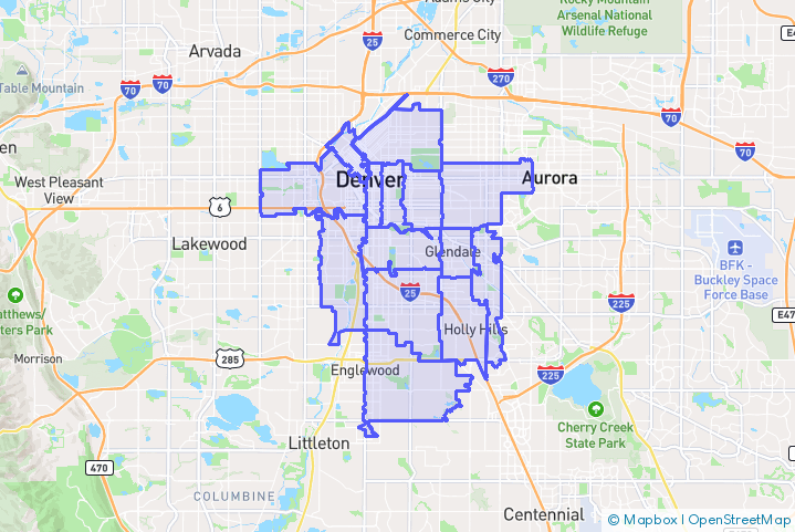 Service Area Map