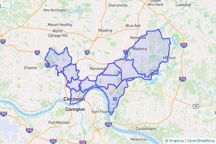 Service Area Map