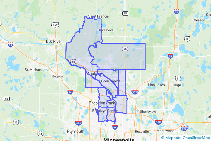 Service Area Map