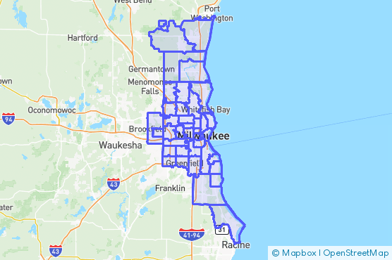 Service Area Map