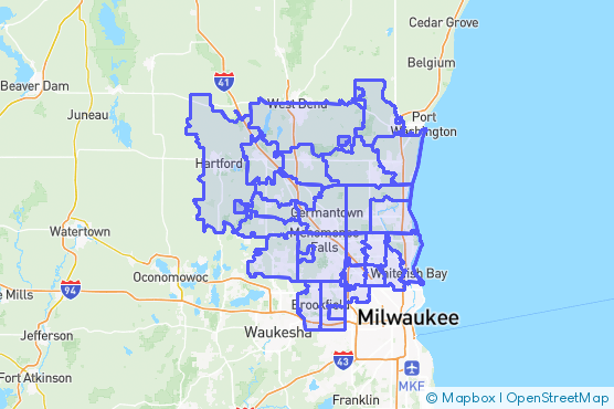 Service Area Map