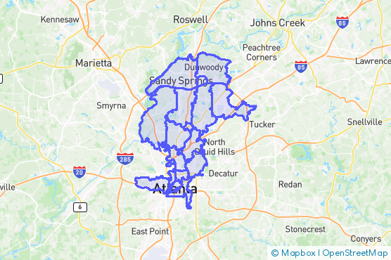 Service Area Map