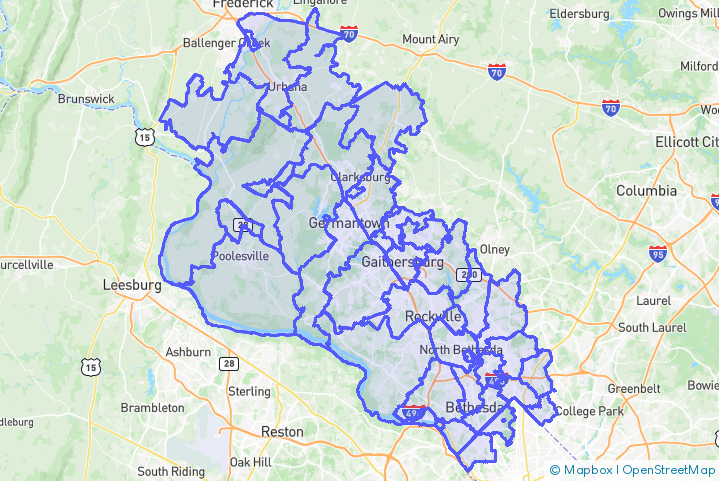 Service Area Map