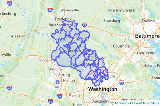 Service Area Map