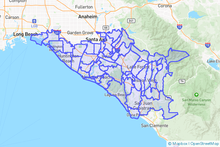 Service Area Map
