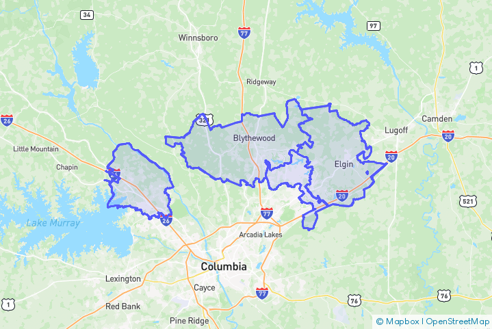Service Area Map