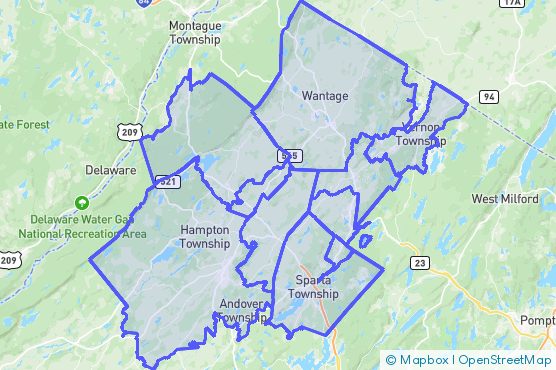Service Area Map