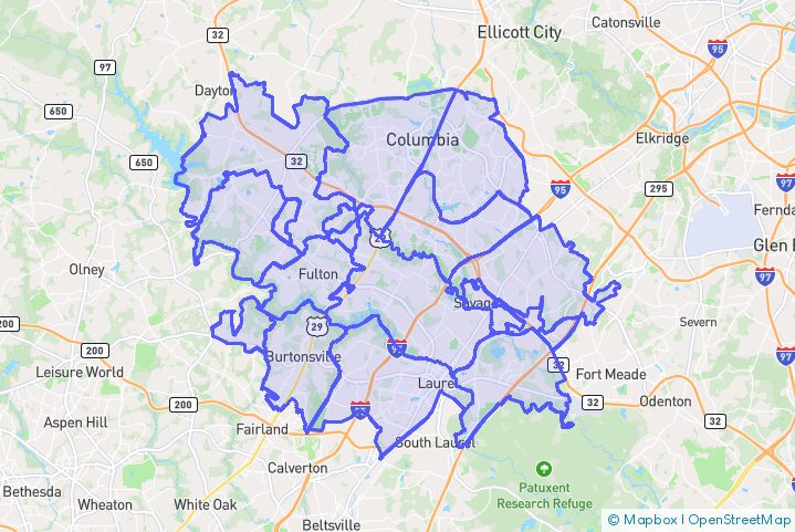 Service Area Map