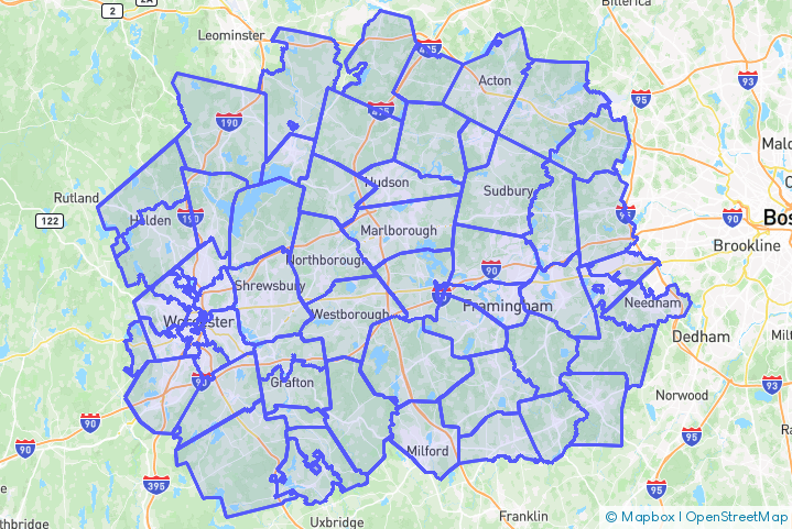 Service Area Map